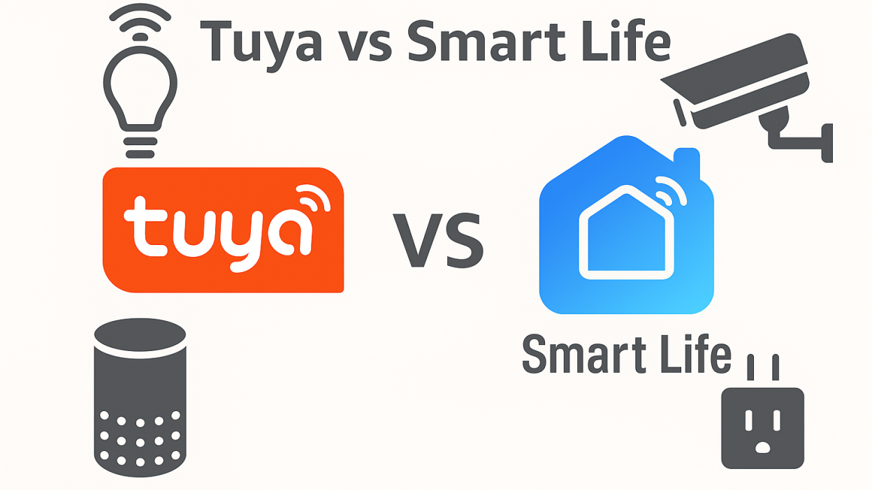 Tuya vs Smart Life comparison of smart home platforms