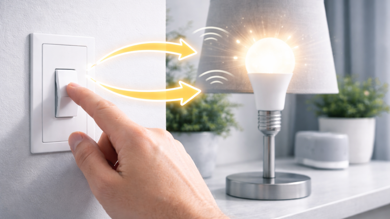 resetting tuya smart bulb by switching power on and off